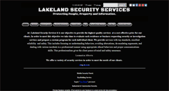 Desktop Screenshot of lakelandsecurityservices.ca